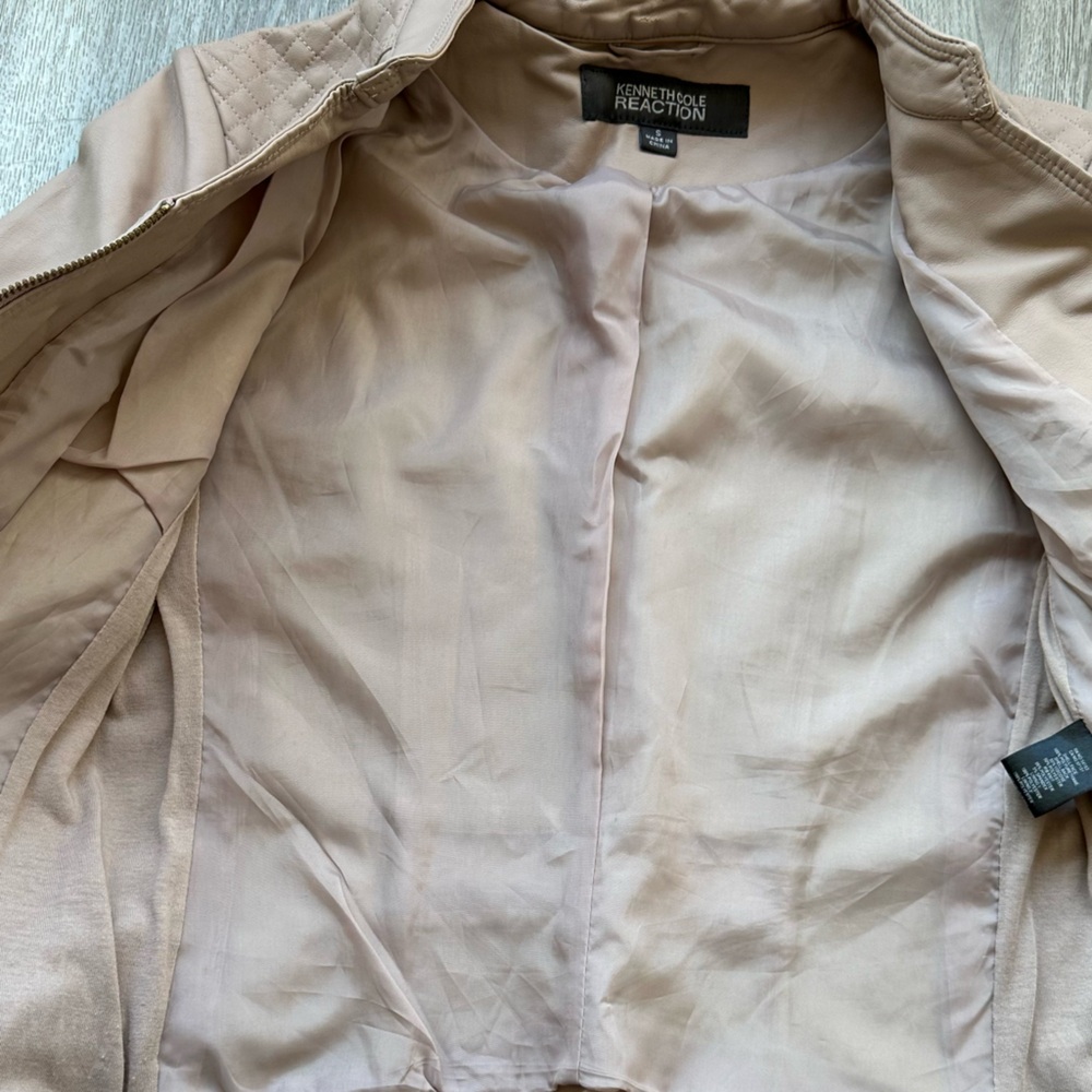 KENNETH COLE - Leather Jacket - Picture 3 of 4
